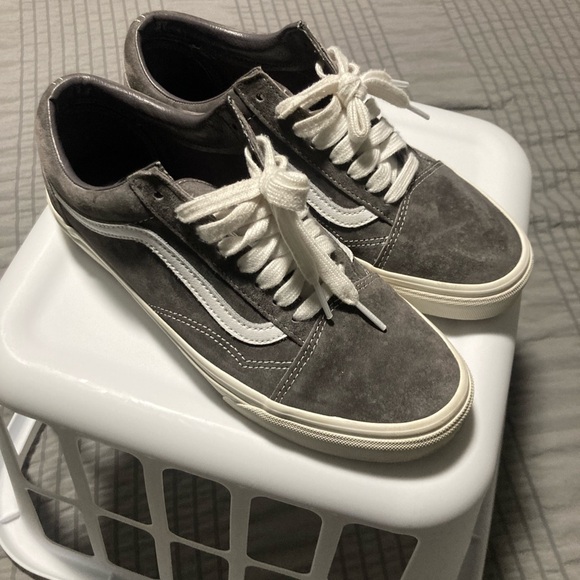 vans old skool pig suede rabbit grey - Picture 4 of 4